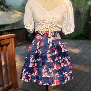 Floral Circle Skirt